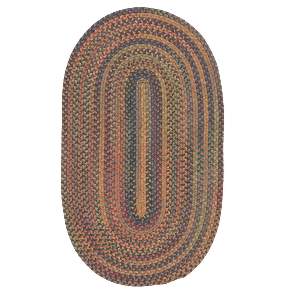 Colonial Mills Westcott Multi Oval Indoor Area Rug - Stylish Reversible Rug Made of Wool