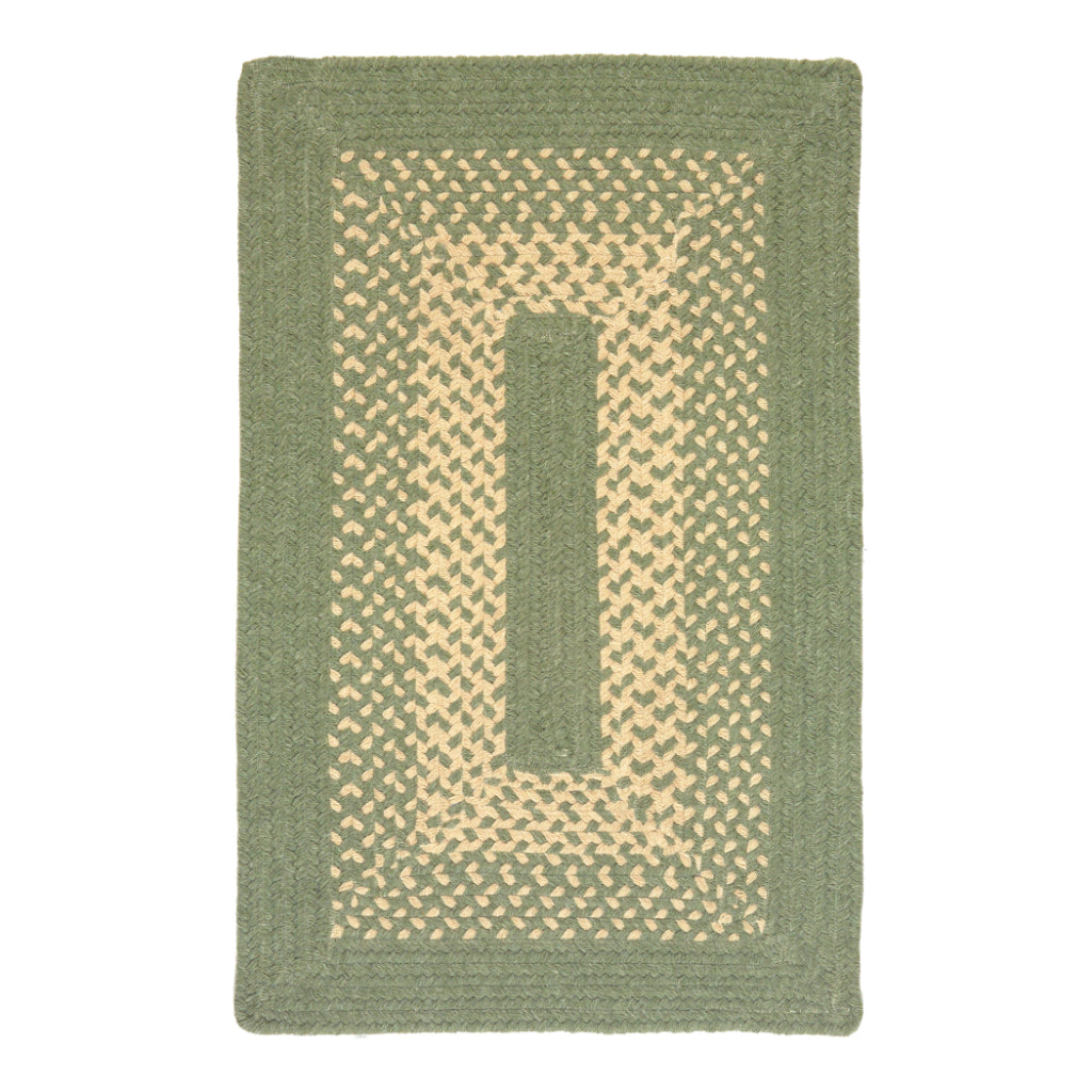 Colonial Mills Yucatan Green Rectangle &amp; Square Indoor Area Rug - Vibrant Reversible Rug Made of Polypropylene &amp; Wool