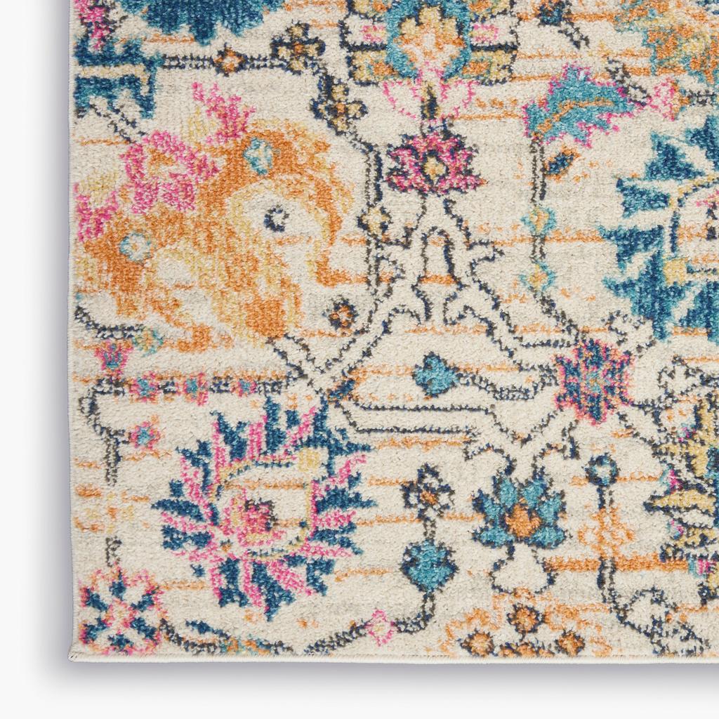 Nourison Home Passion PSN01 Ivory Multicolor Indoor Runner - Bohemian Power Loomed Machine Made Medium Pile
