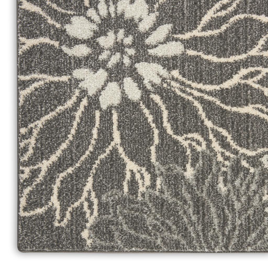 Nourison Home Passion PSN17 Charcoal Blue Indoor Runner - Contemporary Power Loomed Machine Made Medium Pile