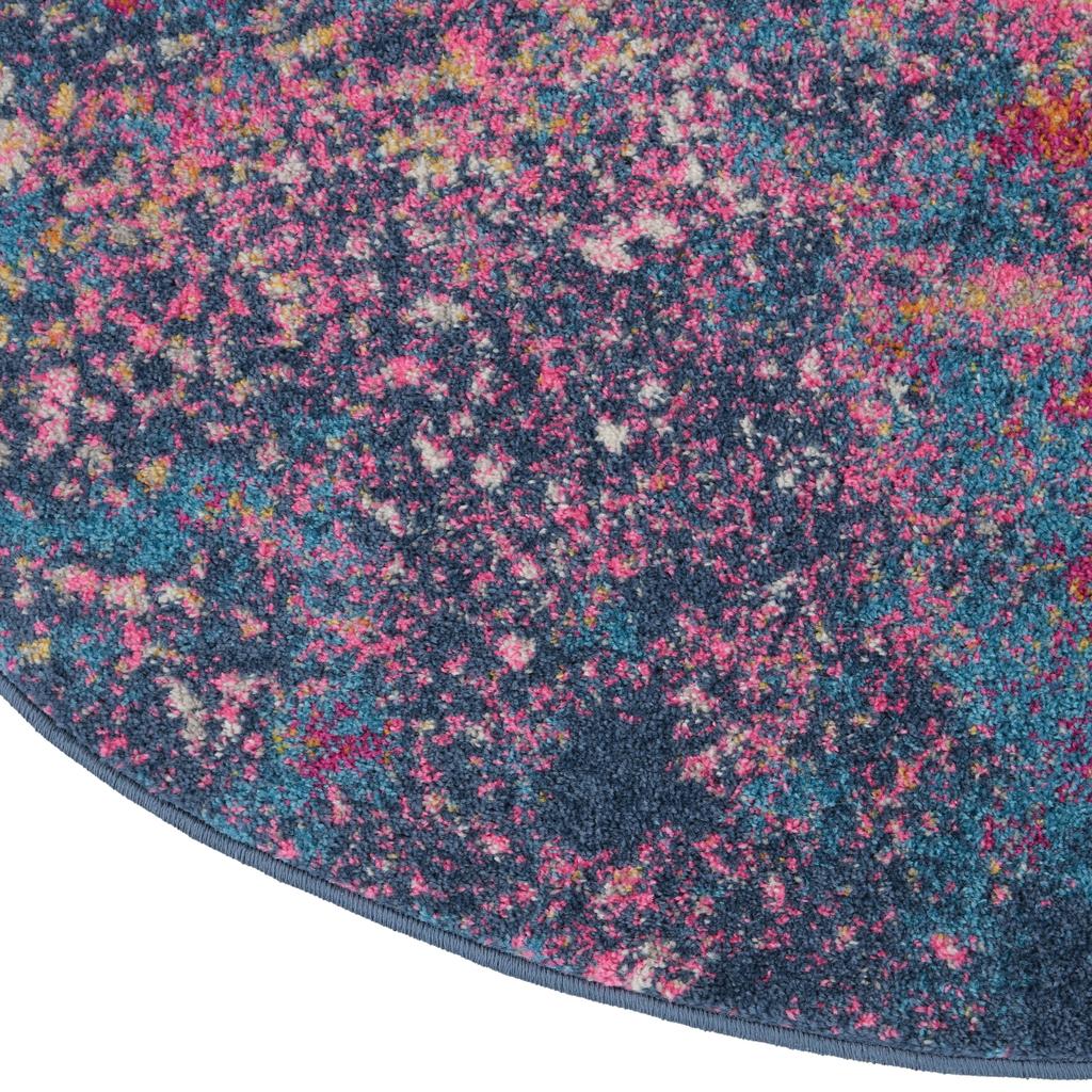 Nourison Home Passion PSN10 Multicolor Sunburst Indoor Oval Area Rug - Modern Power Loomed Machine Made Medium Pile