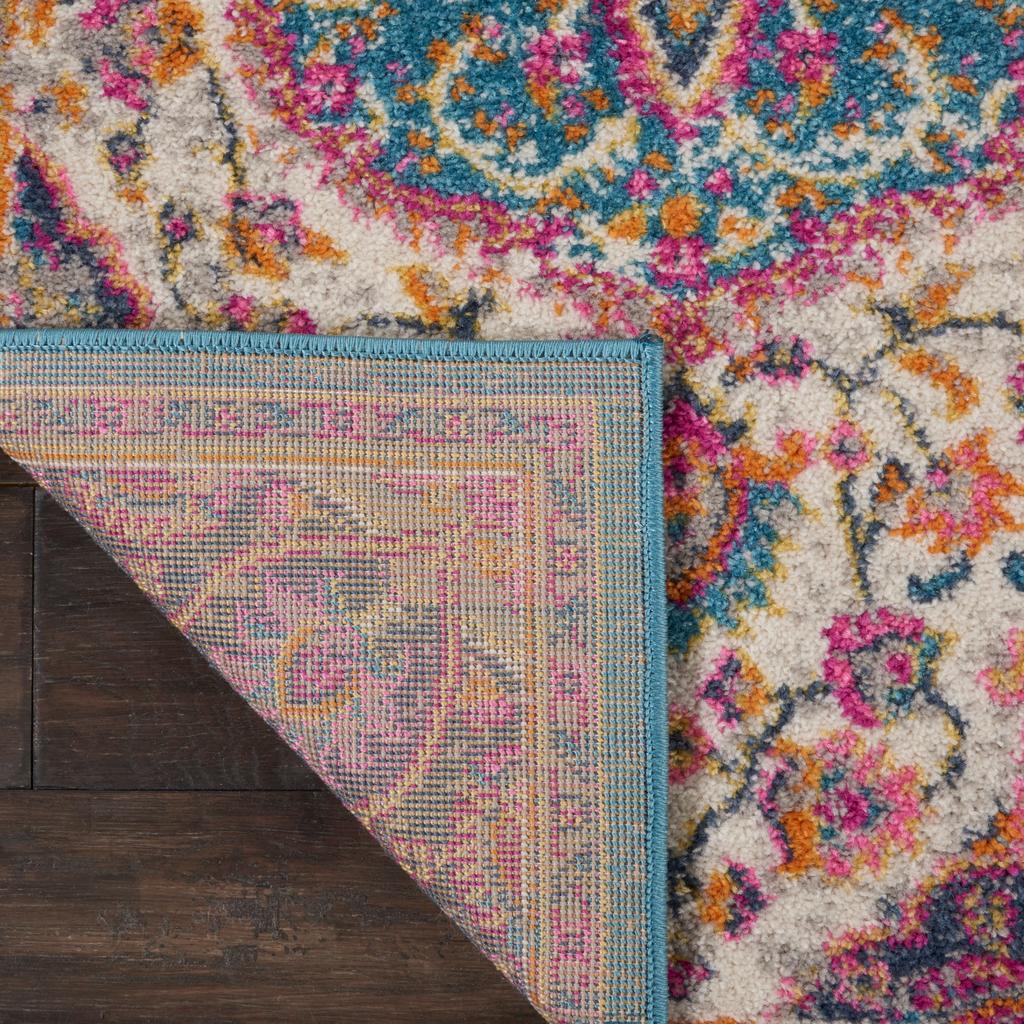 Nourison Home Passion PSN22 Ivory Ivory/Multi Indoor Runner - Transitional Power Loomed Machine Made Medium Pile