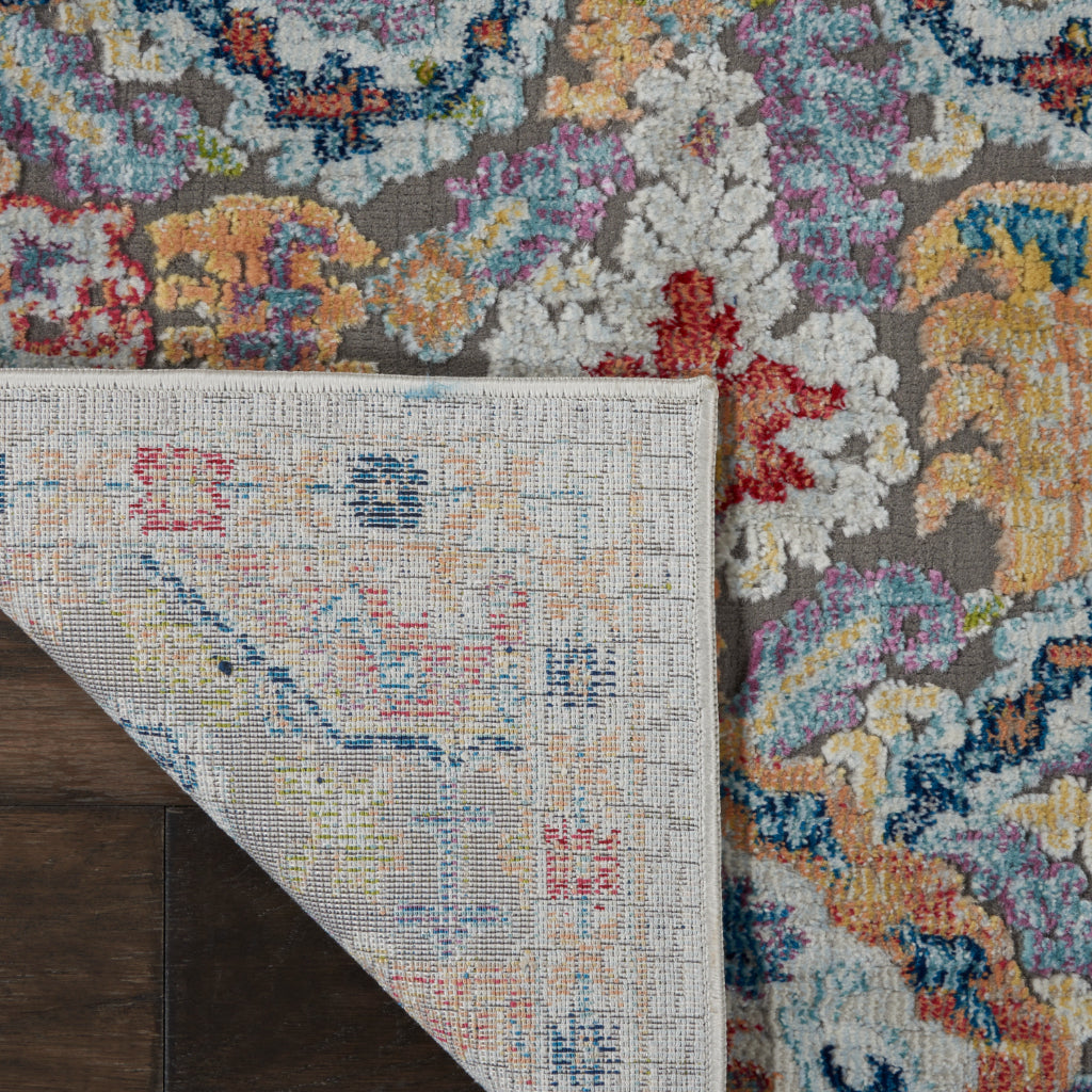Nourison Home Global Vintage GLB12 Multicolor Rectangle Indoor Area Rug - Medium Pile Bohemian Rug