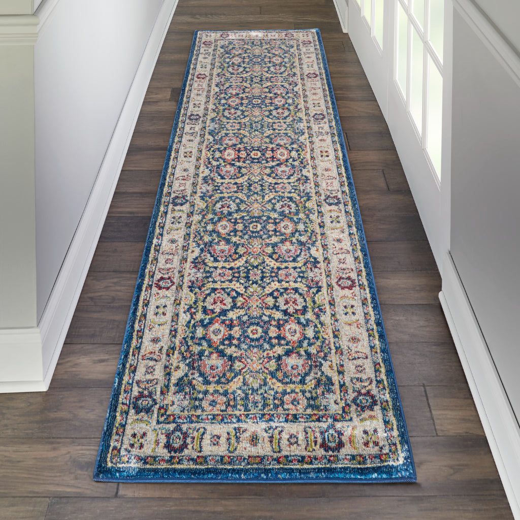 Nourison Home Global Vintage GLB13 Multicolor Indoor Runner - Medium Pile Traditional Runner