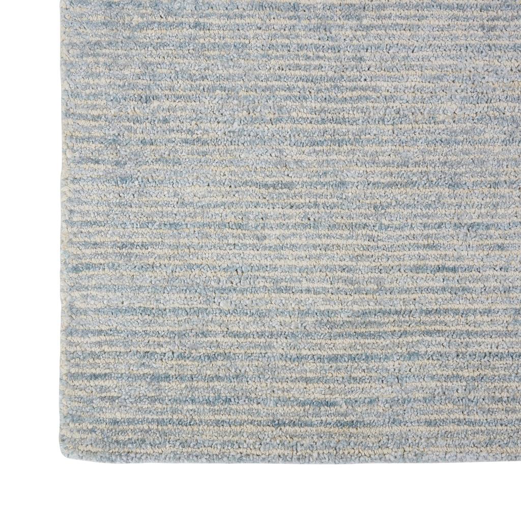 Nourison Home Weston WES01 Light Blue Indoor Rectangle Area Rug - Modern Tufted Handmade Medium Pile