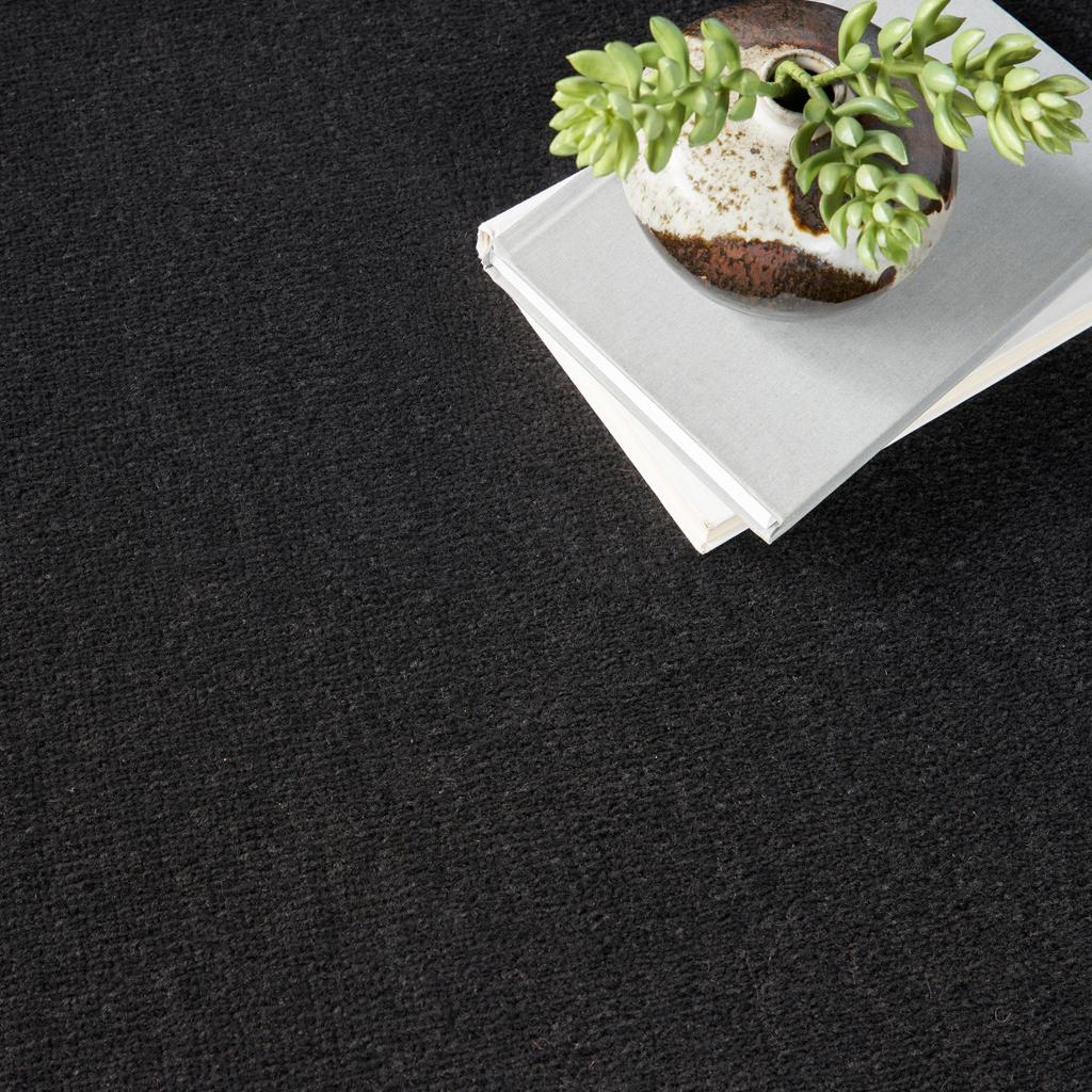 Nourison Home Nourison Essentials NRE01 Black Indoor/Outdoor Oval Area Rug - Outdoor Power Loomed Machine Made Low Pile