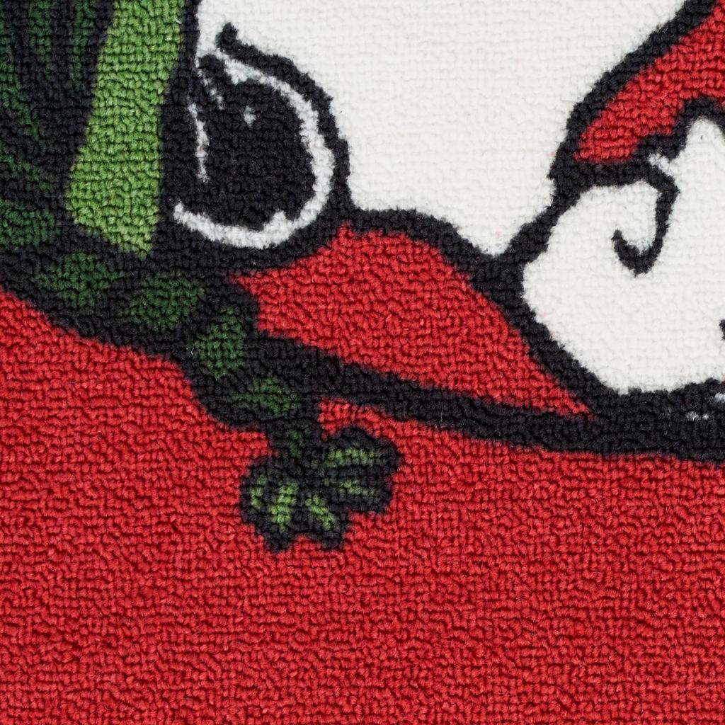 Nourison Home Pnt02 Peanuts/Enhcx PNE28 Red Indoor Rectangle Area Rug - Seasonal Power Loomed Machine Made Medium Pile