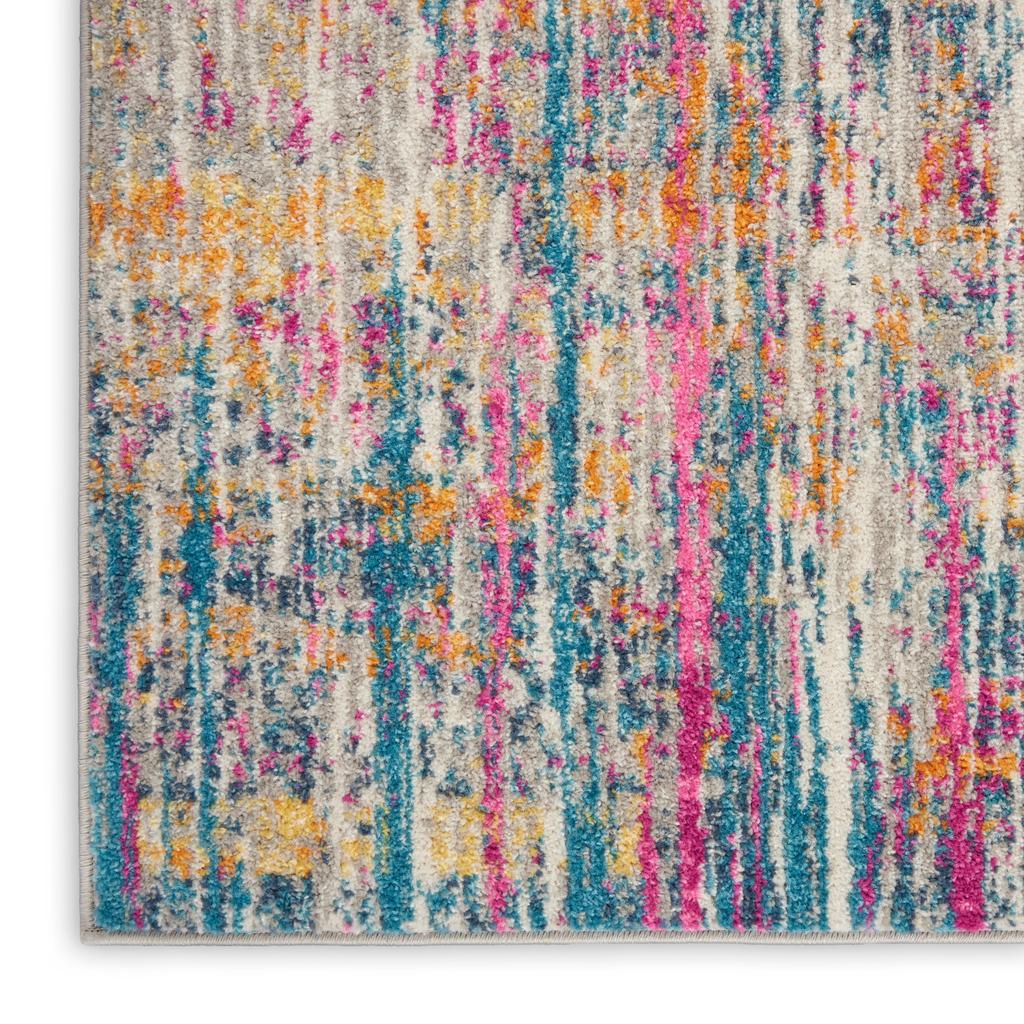 Nourison Home Passion PSN09 Ivory Multicolor Indoor Runner - Modern Power Loomed Machine Made Medium Pile