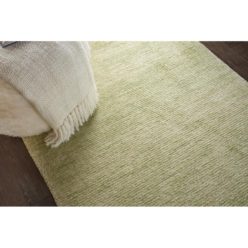 Nourison Home Weston WES01 Green Indoor Rectangle Area Rug - Modern Tufted Handmade Medium Pile