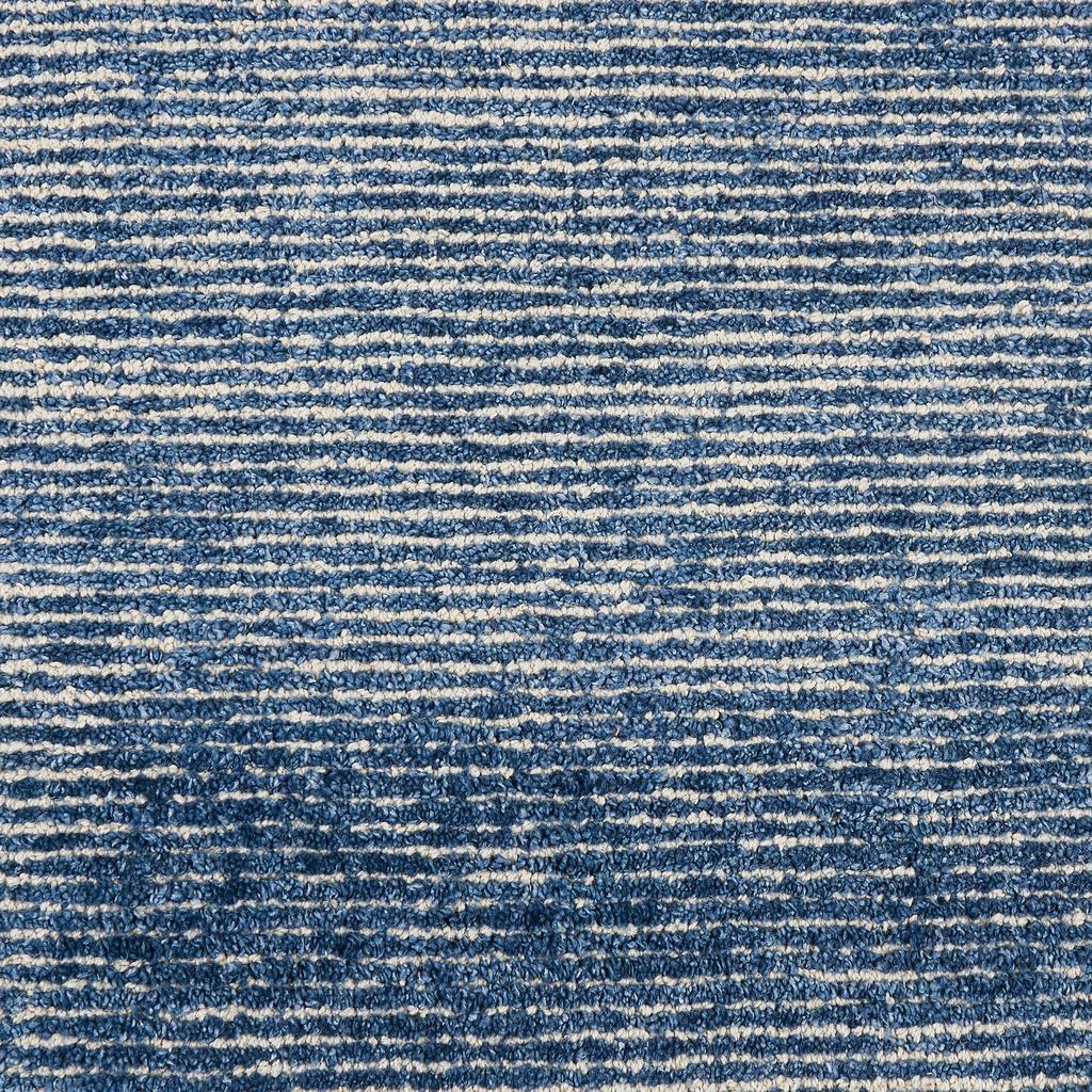 Nourison Home Weston WES01 Blue Indoor Runner - Modern Tufted Handmade Medium Pile