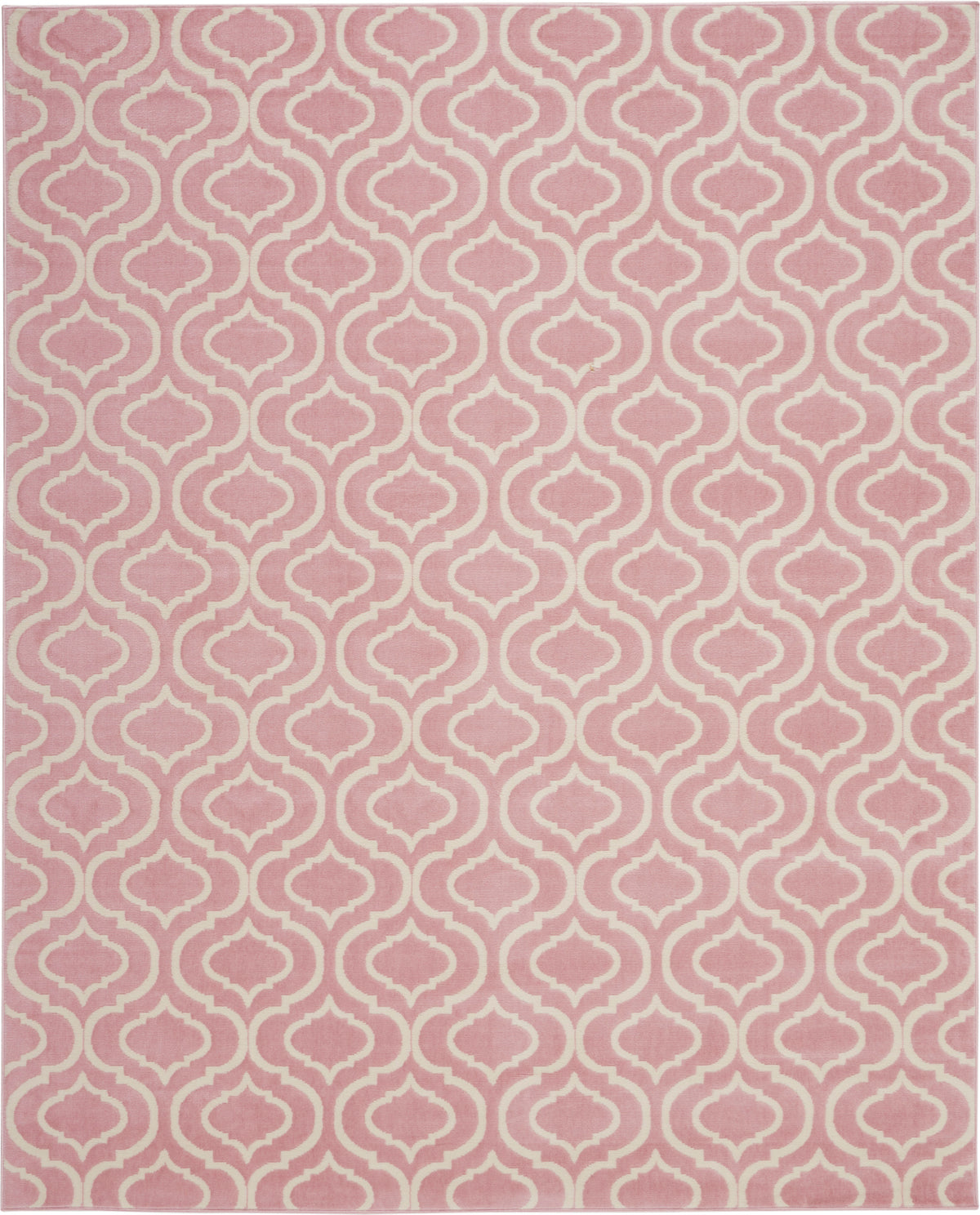 Nourison Home Jubilant JUB06 Pink Rectangle Indoor Area Rug - Elegant Medium Pile Farmhouse Style Rug with Floral Design