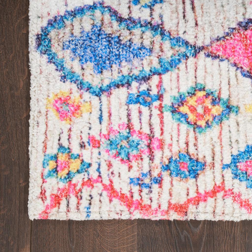 Nourison Home Rosedale RDL20 Yellow Yellow 605 Indoor Runner - Bohemian Power Loomed Machine Made High Pile