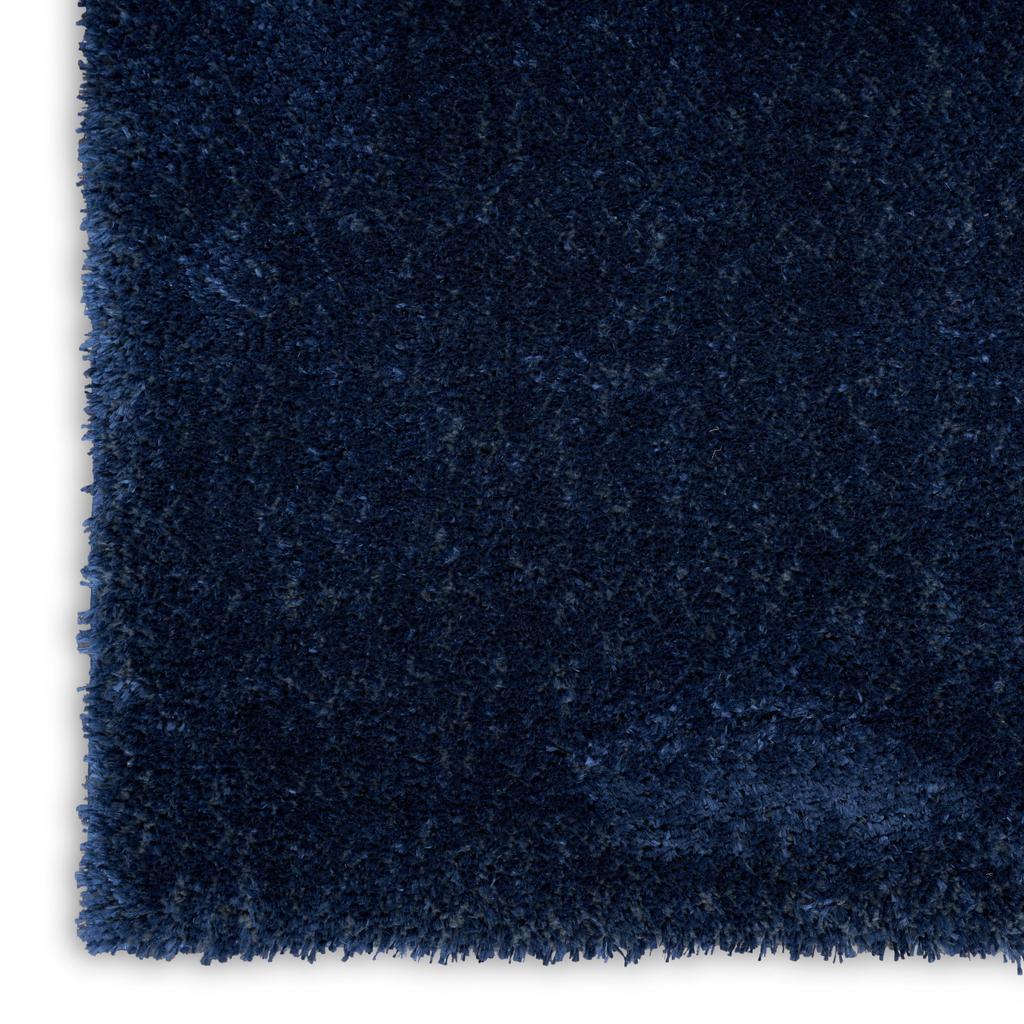 Nourison Home Pacific Shag PCS01 Navy Indoor Rectangle Area Rug - Shag Power Loomed Machine Made High Pile