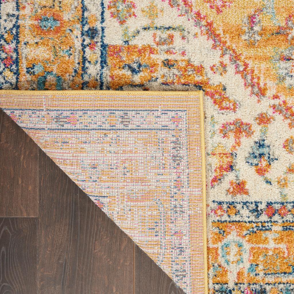 Nourison Home Passion PSN23 Ivory Yellow Indoor Runner - Bohemian Power Loomed Machine Made Medium Pile