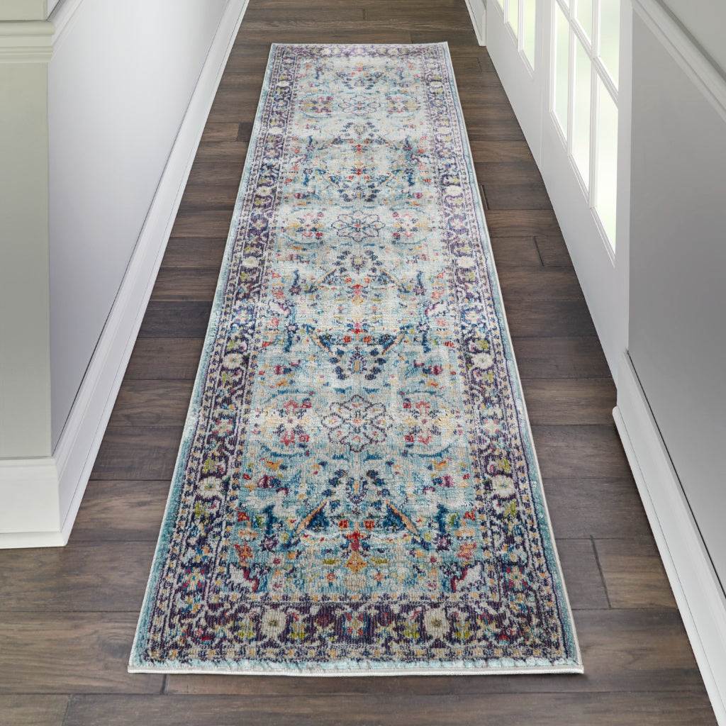 Nourison Home Global Vintage GLB14 Multicolor Indoor Runner - Medium Pile Bohemian Runner