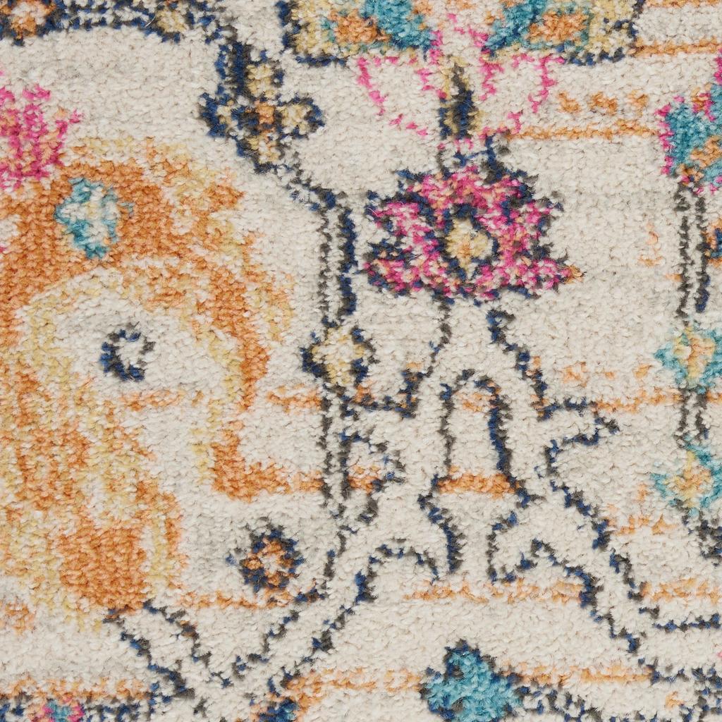 Nourison Home Passion PSN01 Ivory Multicolor Indoor Runner - Bohemian Power Loomed Machine Made Medium Pile