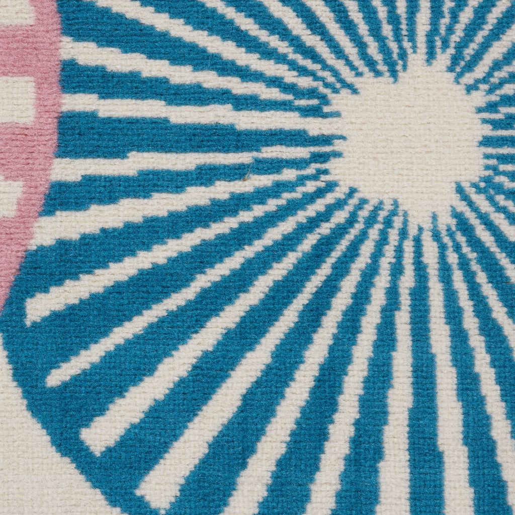 Nourison Home Grafix GRF20 Ivory/Multi Rectangle Indoor Area Rug - Power Loomed Medium Pile Living Room Rug-