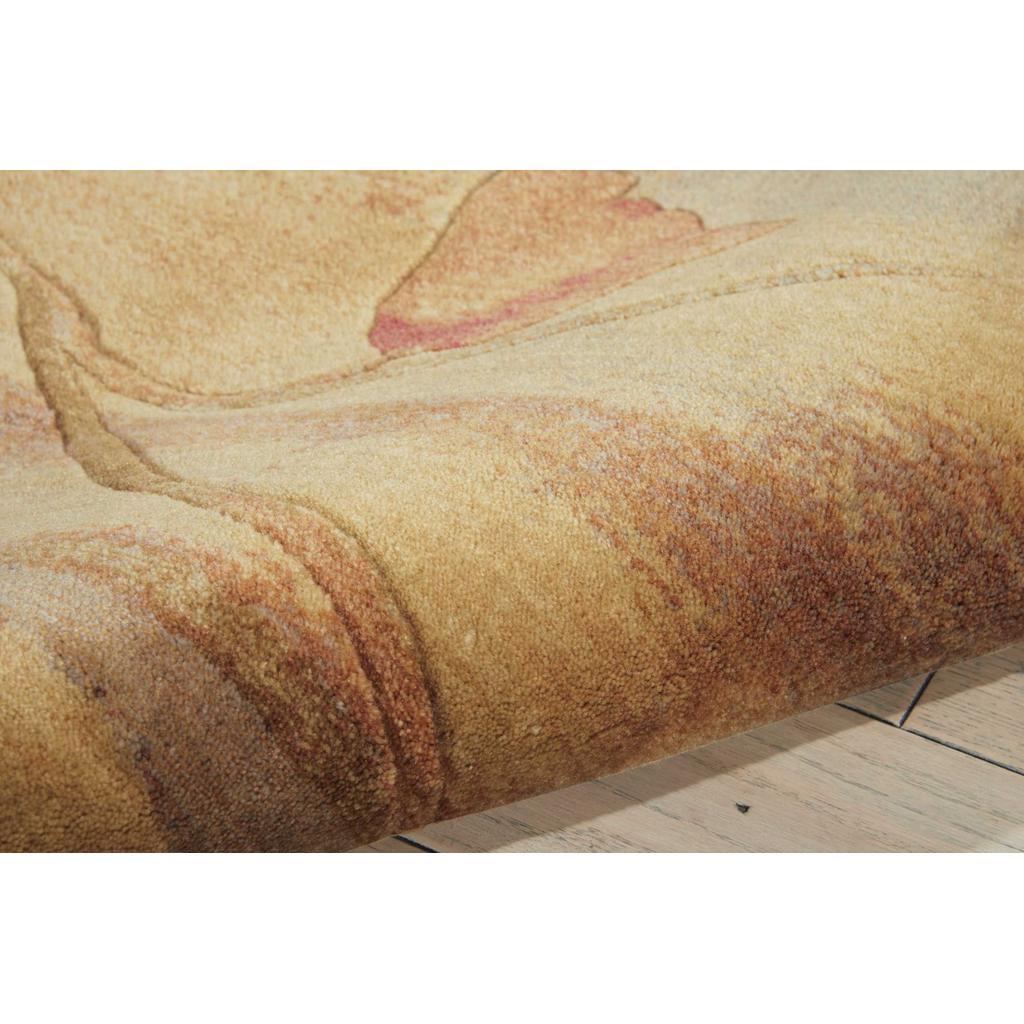 Nourison Home Somerset ST18 Beige Indoor Runner - Farmhouse Power Loomed Machine Made Medium Pile