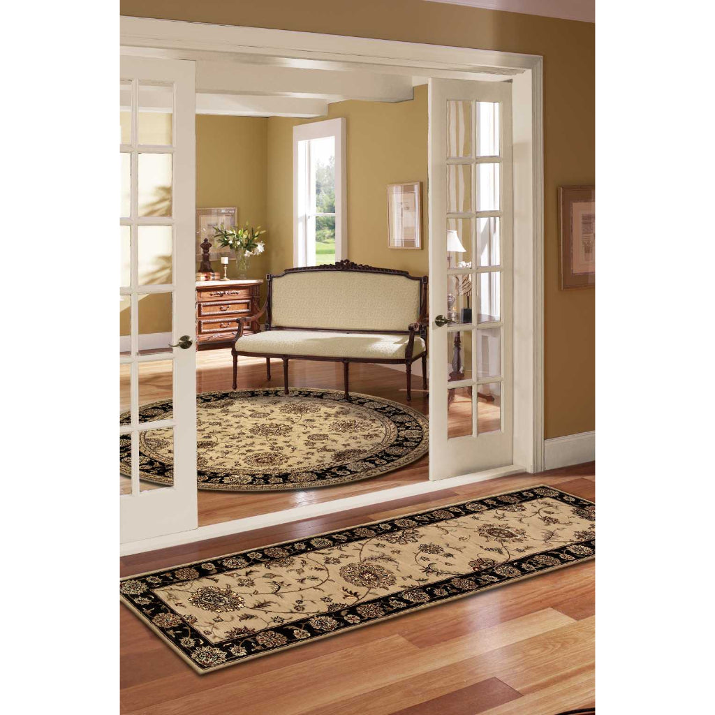 Nourison Home Nourison 2000 Two-Color 2207 Indoor Oval Area Rug - Traditional Hand Tufted Rug Made of New Zealand Wool & Silk-