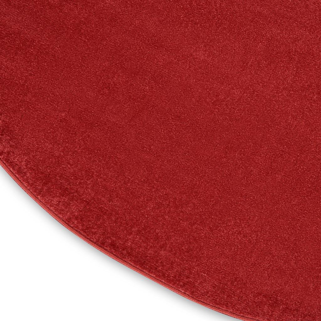 Nourison Home Nourison Essentials NRE01 Brick Red Indoor/Outdoor Round Area Rug - Outdoor Power Loomed Machine Made Low Pile