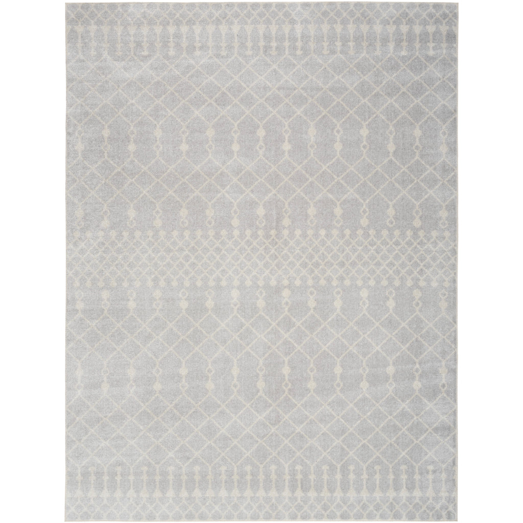 Nourison Home Astra ASW10 Rectangle Gray Machine Washable Area Rug - Elegant Indoor Bohemian Rug