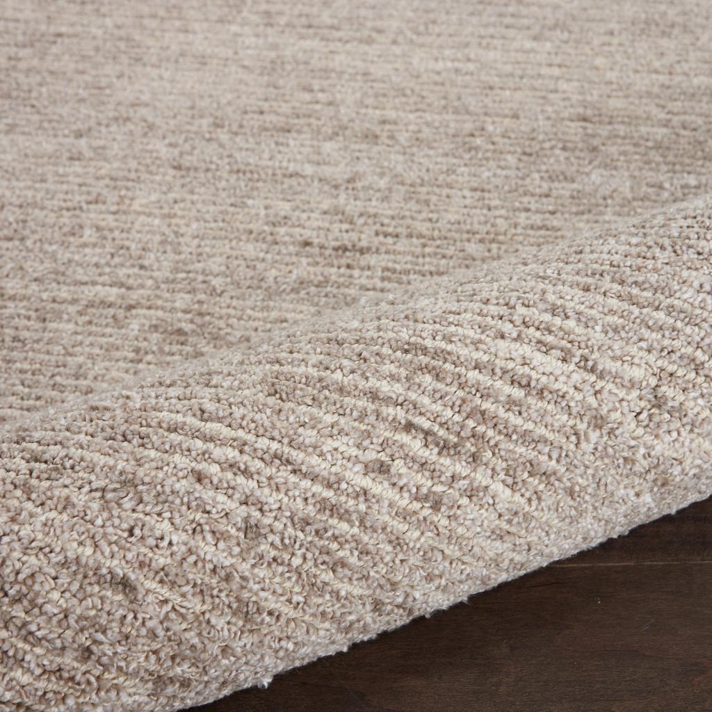 Nourison Home Weston WES01 Beige Indoor Rectangle Area Rug - Modern Tufted Handmade Medium Pile
