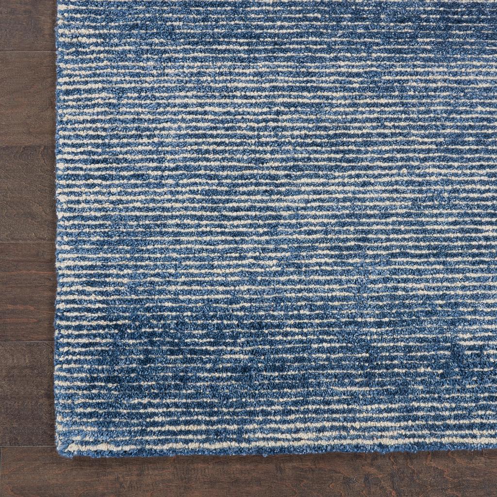 Nourison Home Weston WES01 Blue Indoor Rectangle Area Rug - Modern Tufted Handmade Medium Pile