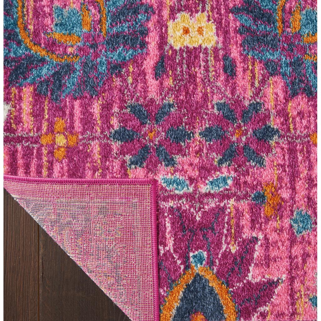 Nourison Home Passion PSN01 Pink Fuchsia Indoor Runner - Bohemian Power Loomed Machine Made Medium Pile