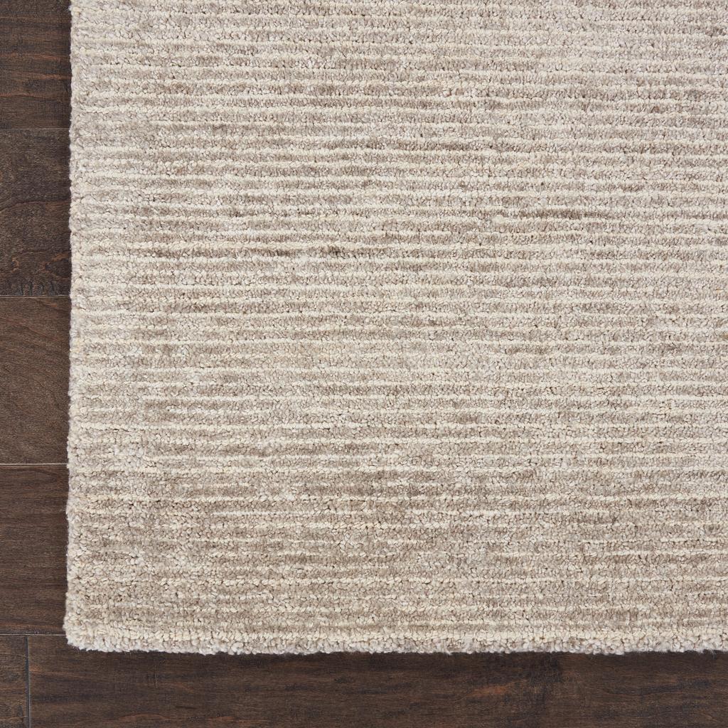 Nourison Home Weston WES01 Taupe Indoor Runner - Modern Tufted Handmade Medium Pile