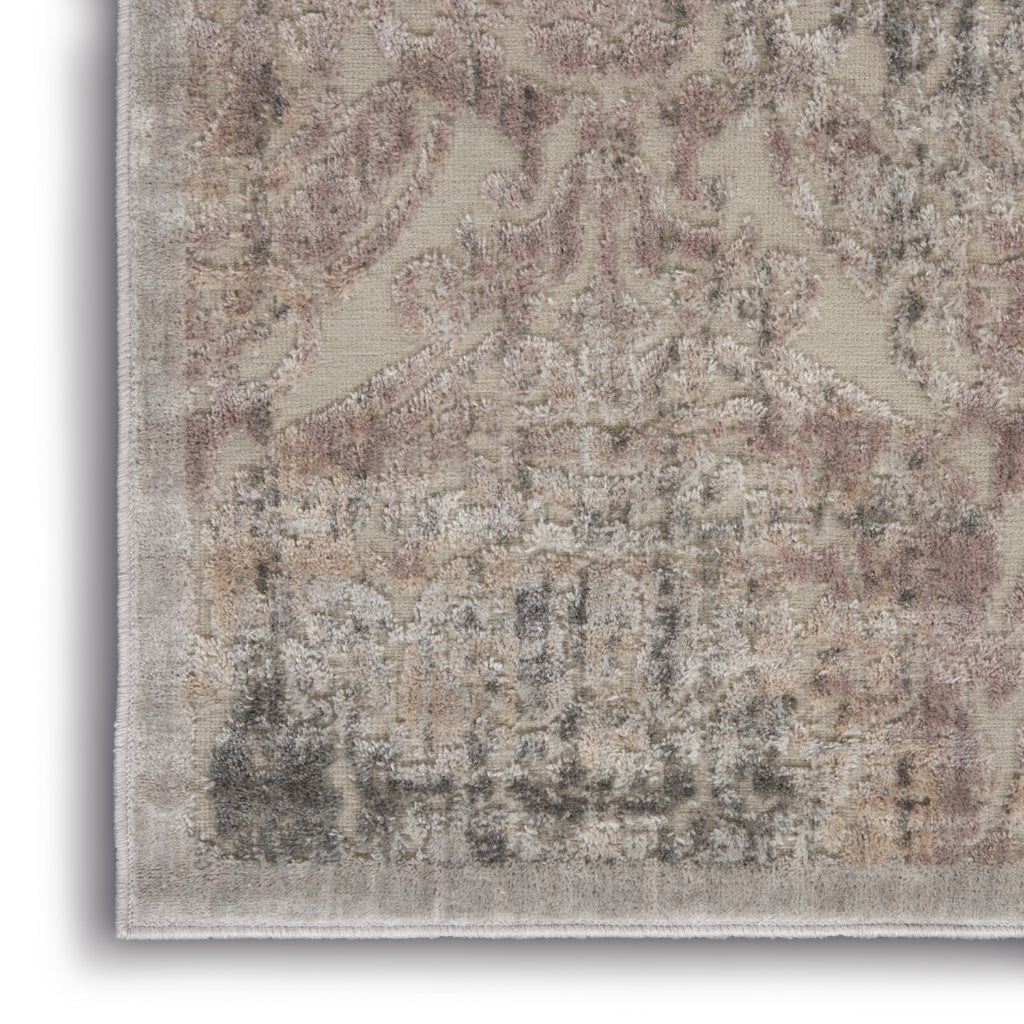 Nourison Home Graphic Illusions GIL09 Grey Rectangle Indoor Area Rug - Power Loomed Living Room Rug-