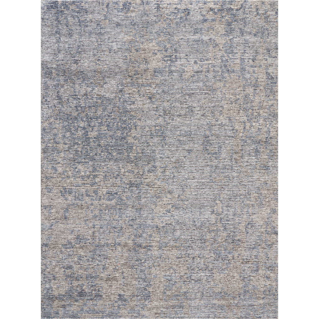 Nourison Home Ellora ELL04 Two-Color Rectangle Indoor Area Rug - Hand Knotted Medium Pile Living Room Rug-