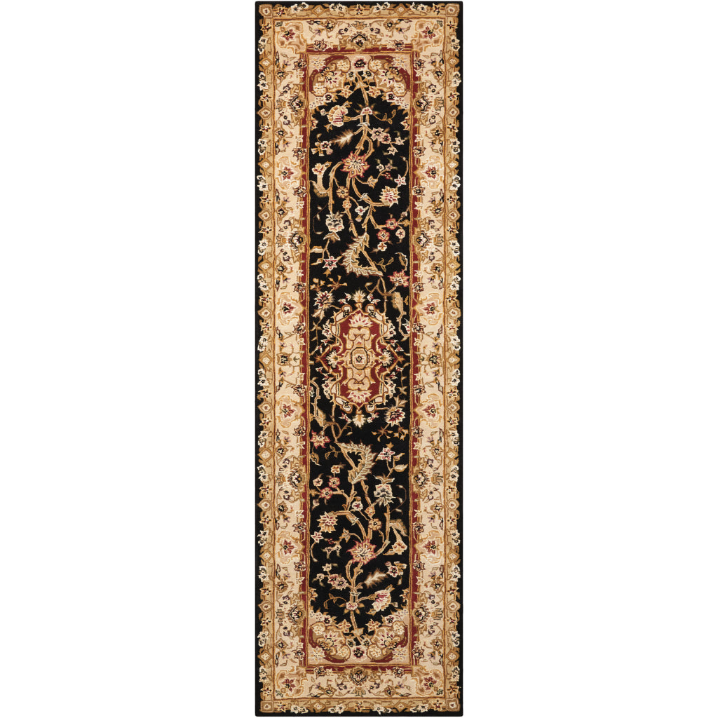 Nourison Home Nourison 2000 Multicolor 2028 Indoor Runner - Exquisite Wool & Silk Hand Tufted Runner-