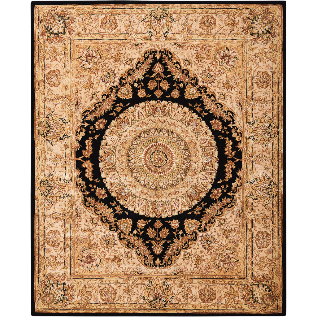Nourison Home Nourison 2000 Multicolor 2233 Indoor Rectangle Area Rug - Traditional Hand Tufted Rug Made of Wool & Silk-