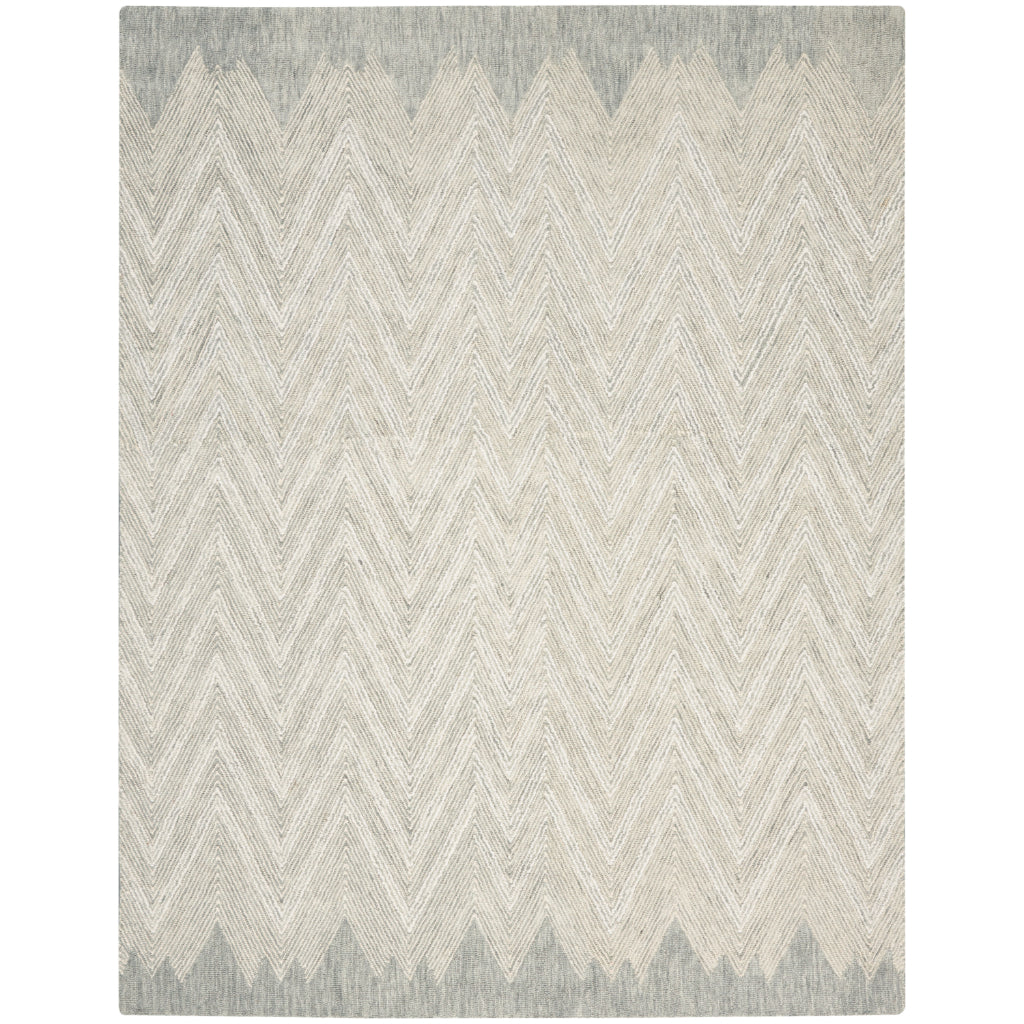 Nourison Home Linked LNK04 Gray Rectangle Indoor Area Rug - Exquisite Contemporary Rug Made of 100% Wool