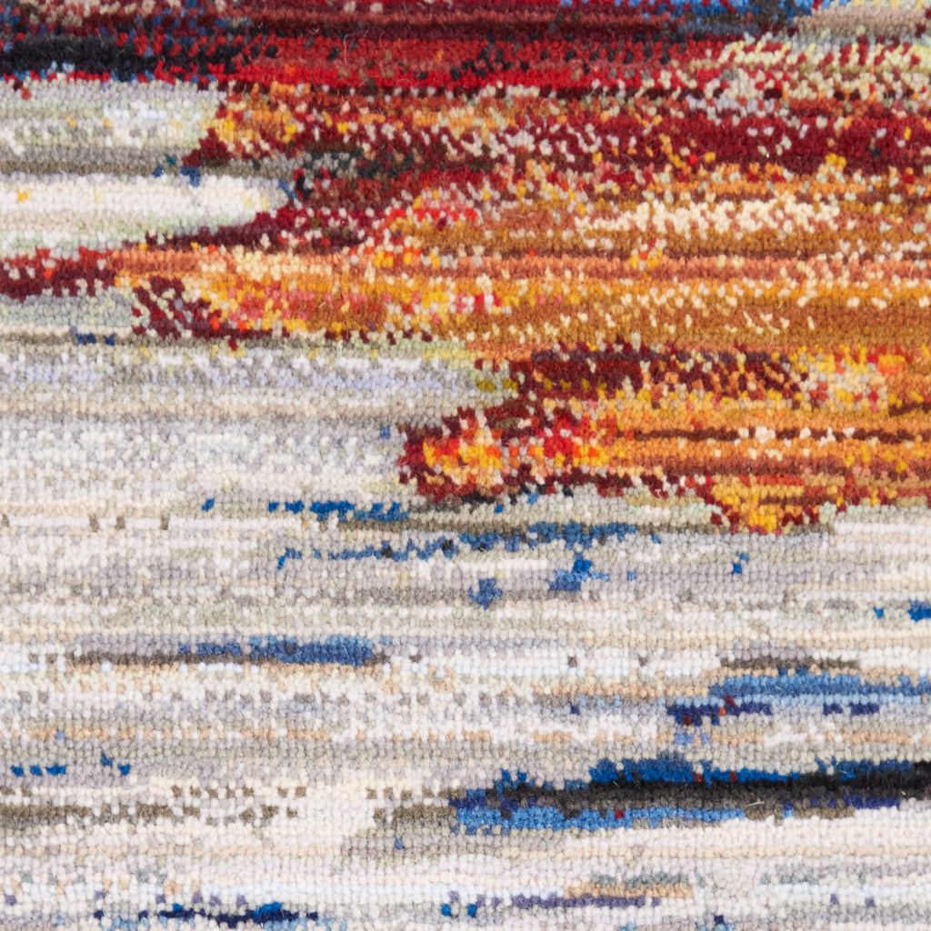 Nourison Home Chroma CRM04 Multicolor Rectangle Indoor Area Rug - Modern Style Loom-Woven Medium Pile Rug-