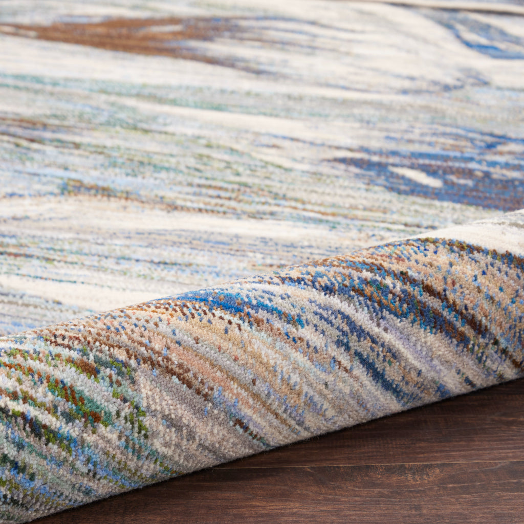 Nourison Home Chroma CRM01 Multicolor Rectangle Indoor Area Rug - Modern Style Loom-Woven Medium Pile Rug-