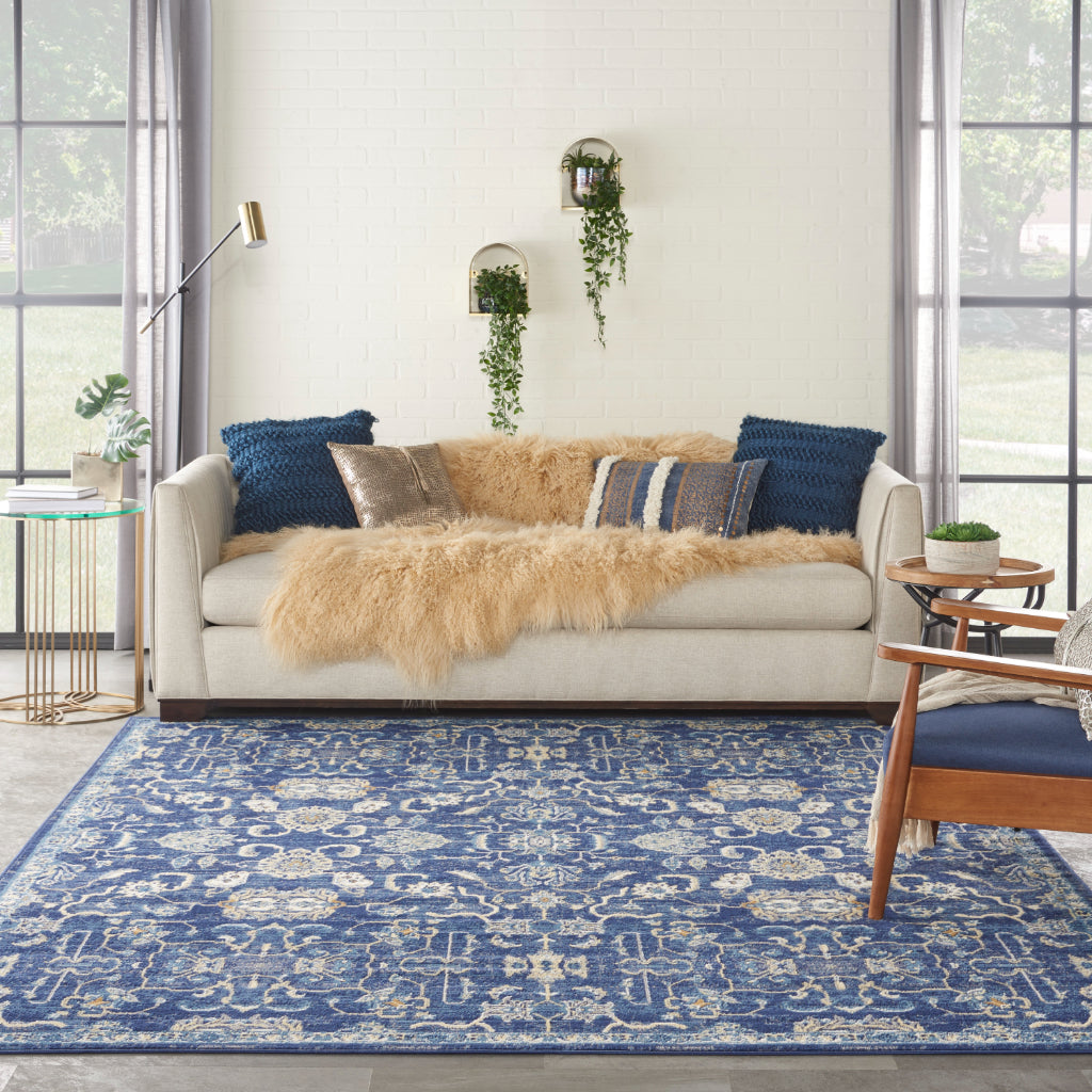 Nourison Home Grafix GRF24 Multicolor Indoor Rectangle Area Rug - Power Loomed Medium Pile Rug