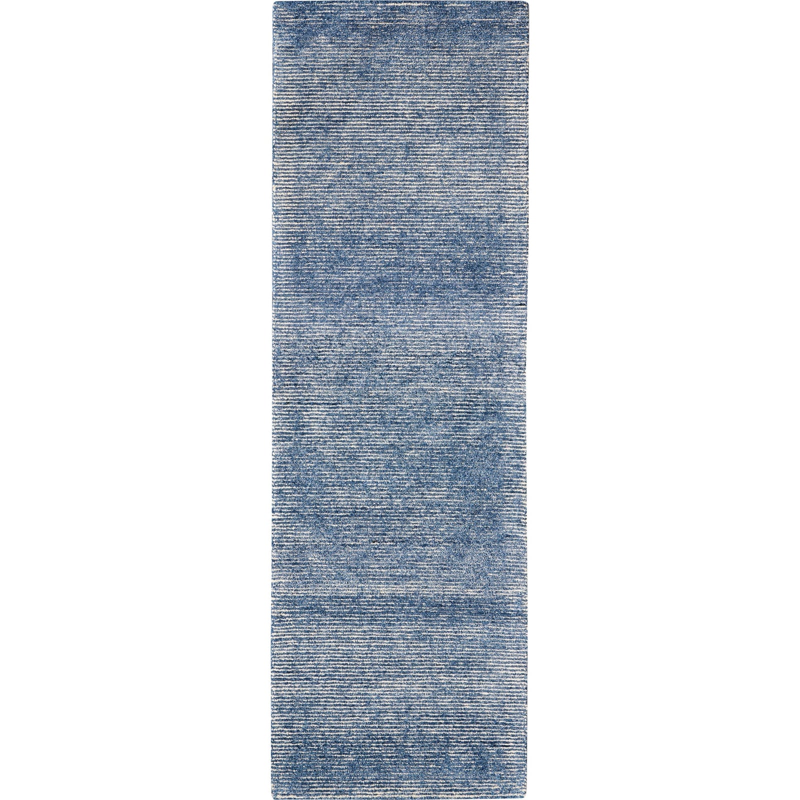 Nourison Home Weston WES01 Blue Indoor Runner - Modern Tufted Handmade Medium Pile