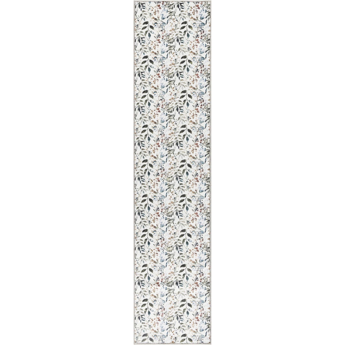 Nourison Home Nourison Washables NWB05 Ivory Multicolor Indoor Runner - Contemporary Power Loomed Machine Made Low Pile
