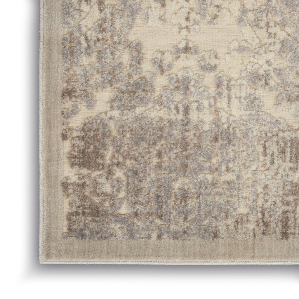 Nourison Home Graphic Illusions GIL09 Ivory Rectangle Indoor Area Rug - Power Loomed Living Room Rug-