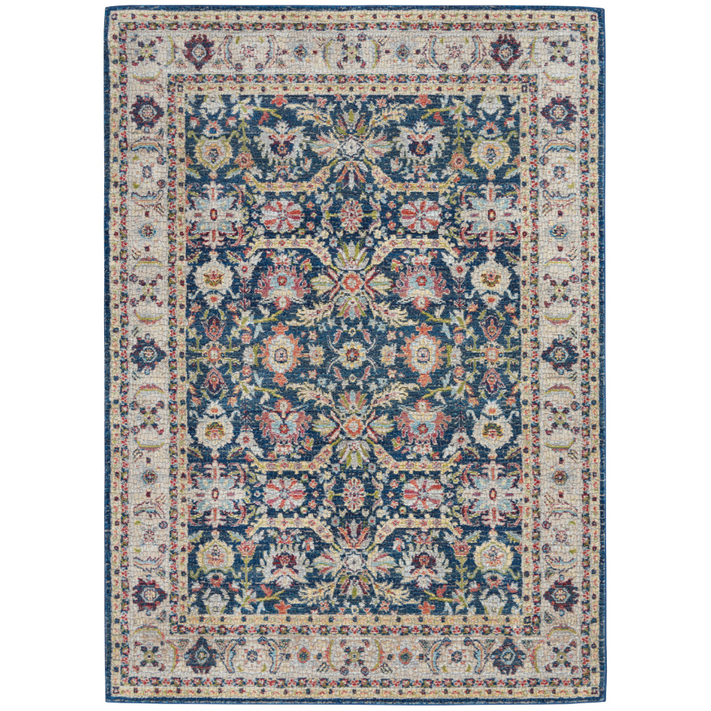 Nourison Home Global Vintage GLB13 Multicolor Rectangle Indoor Area Rug - Medium Pile Traditional Rug