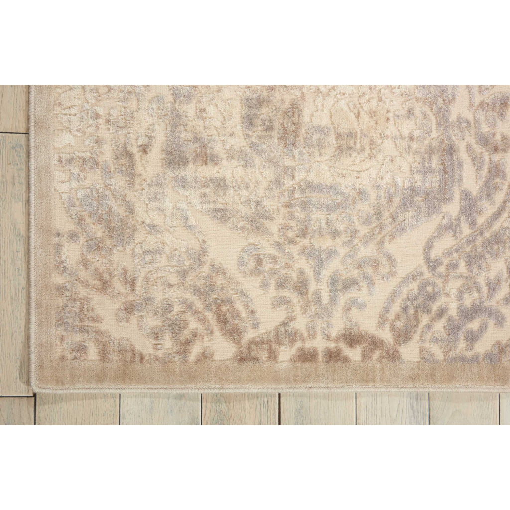 Nourison Home Graphic Illusions GIL09 Ivory Indoor Runner - Power Loomed Living Room Runner-