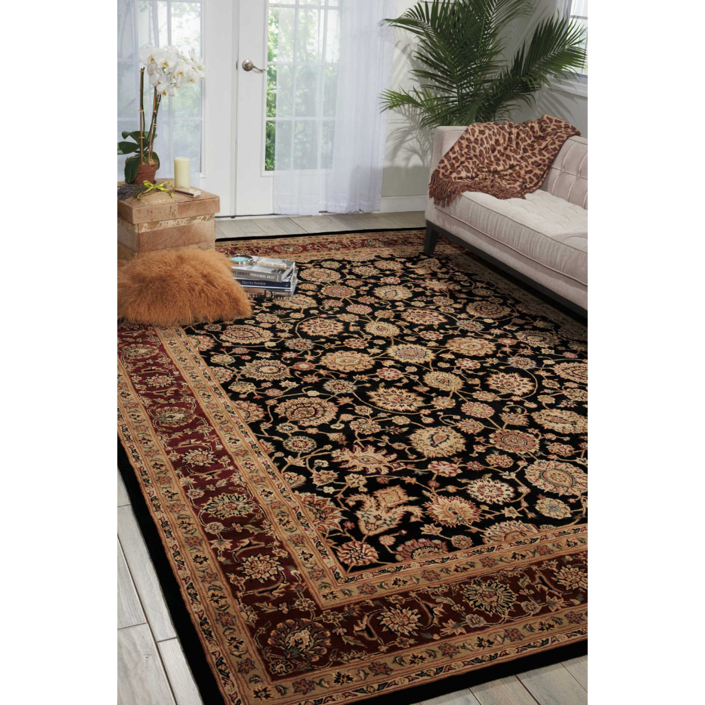 Nourison Home Nourison 2000 Multicolor 2017 Indoor Rectangle Area Rug - Traditional Hand Tufted Rug Made of New Zealand Wool &amp; Silk