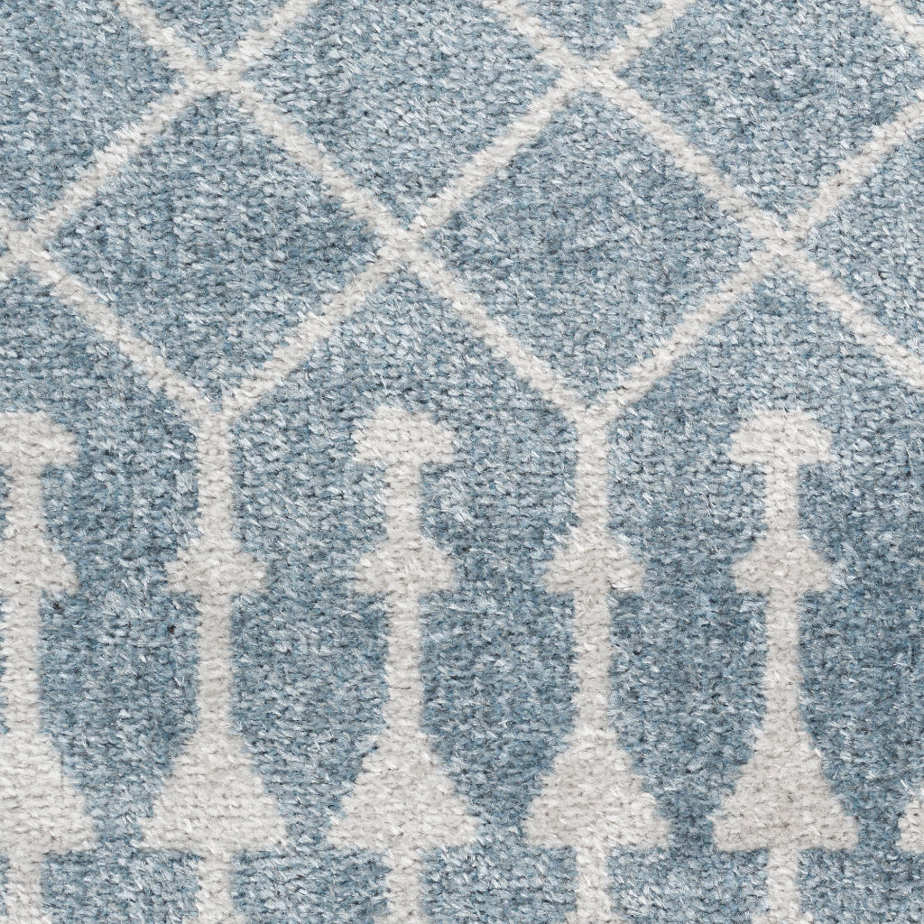 Nourison Home Astra ASW10 Rectangle Blue Machine Washable Area Rug - Elegant Indoor Bohemian Rug