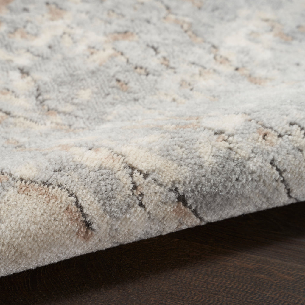Nourison Home Concerto CNC03 Beige Rectangle Indoor Area Rug - Power Loomed Low Pile Rug