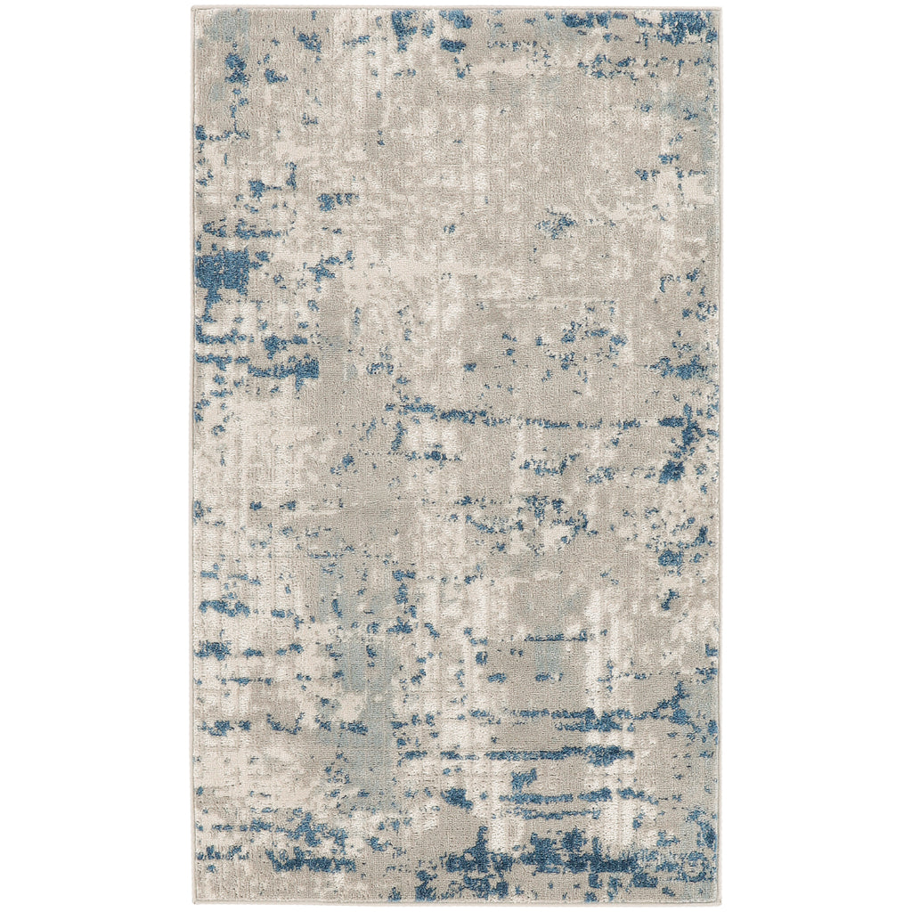 Nourison Home Concerto CNC01 Two-Color Rectangle Indoor Area Rug - Power Loomed Low Pile Rug