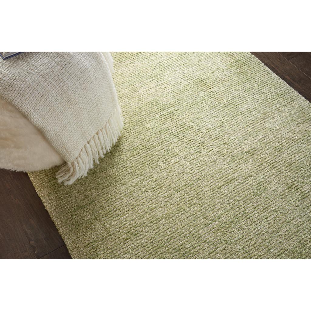 Nourison Home Weston WES01 Green Indoor Rectangle Area Rug - Modern Tufted Handmade Medium Pile