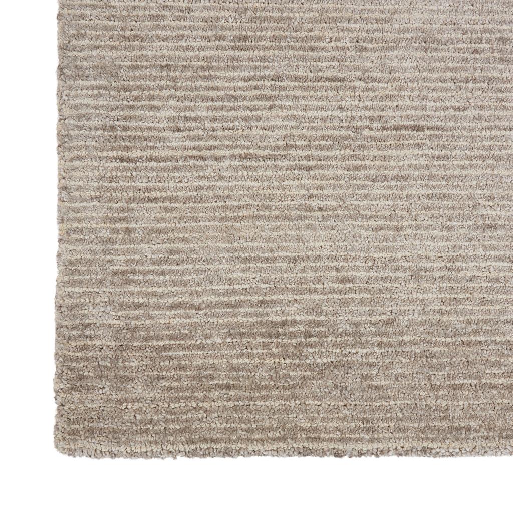 Nourison Home Weston WES01 Taupe Indoor Rectangle Area Rug - Modern Tufted Handmade Medium Pile