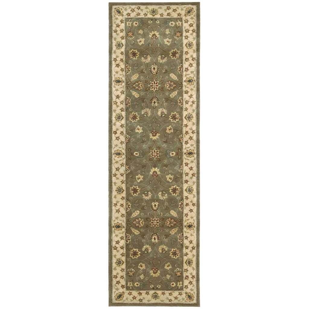 Nourison Home Nourison 2000 Multicolor 2003 Indoor Runner - Traditional Hand Tufted Runner Made of New Zealand Wool & Silk-