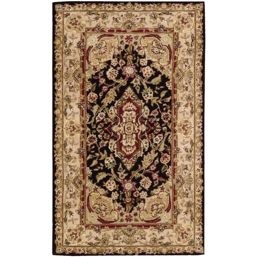 Nourison Home Nourison 2000 Multicolor 2028 Indoor Rectangle Area Rug - Exquisite Wool & Silk Hand Tufted Rug-